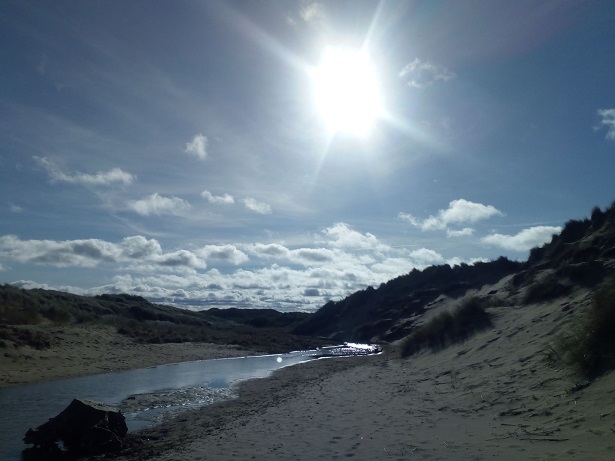 Sunlight on Balmedie Beach