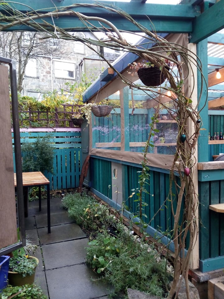 the garden area of Bonobo