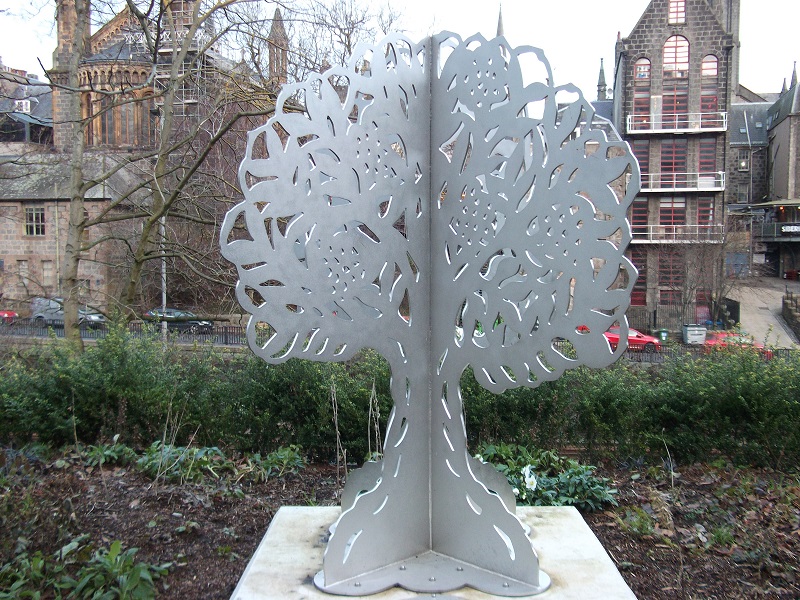 a tree sculpture