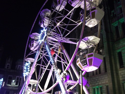 A ferris wheel