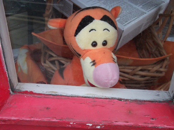 a toy tiger