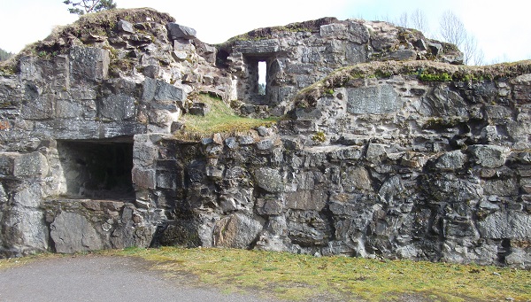 Ruined walls of an ancient castle