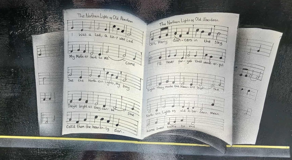 sheetmusic with musical notes